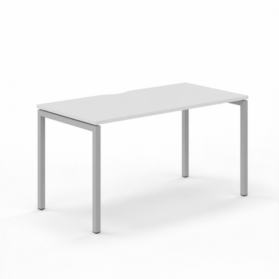 Nova U Scalloped Edge Bench Desk